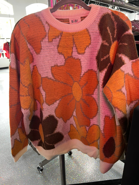 Flower Power Sweater