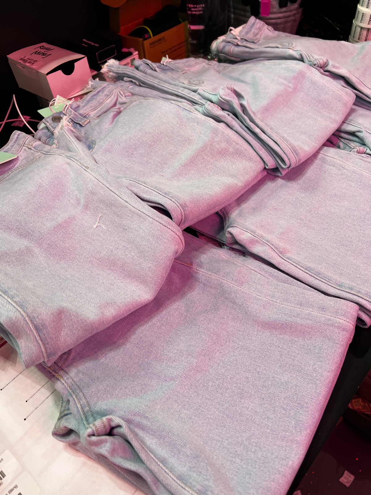 Kids High Rise Wide LegJeans