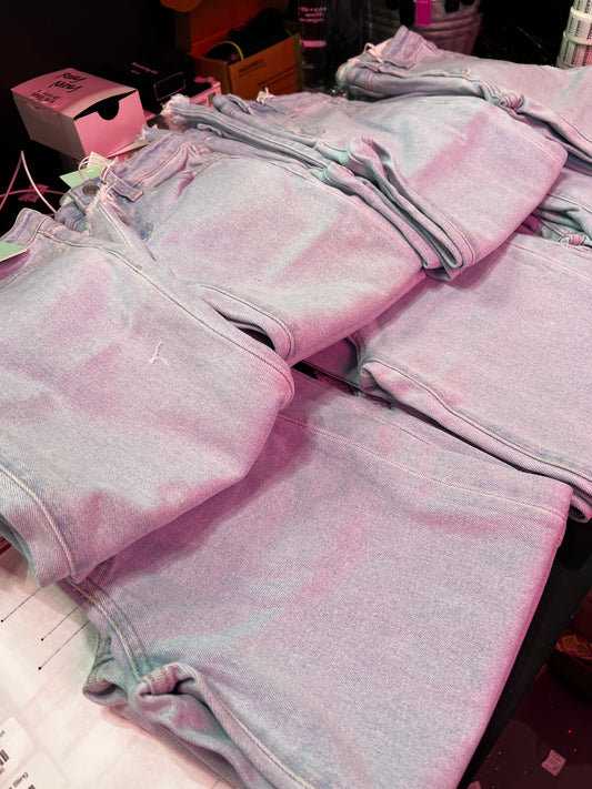 Kids High Rise Wide LegJeans