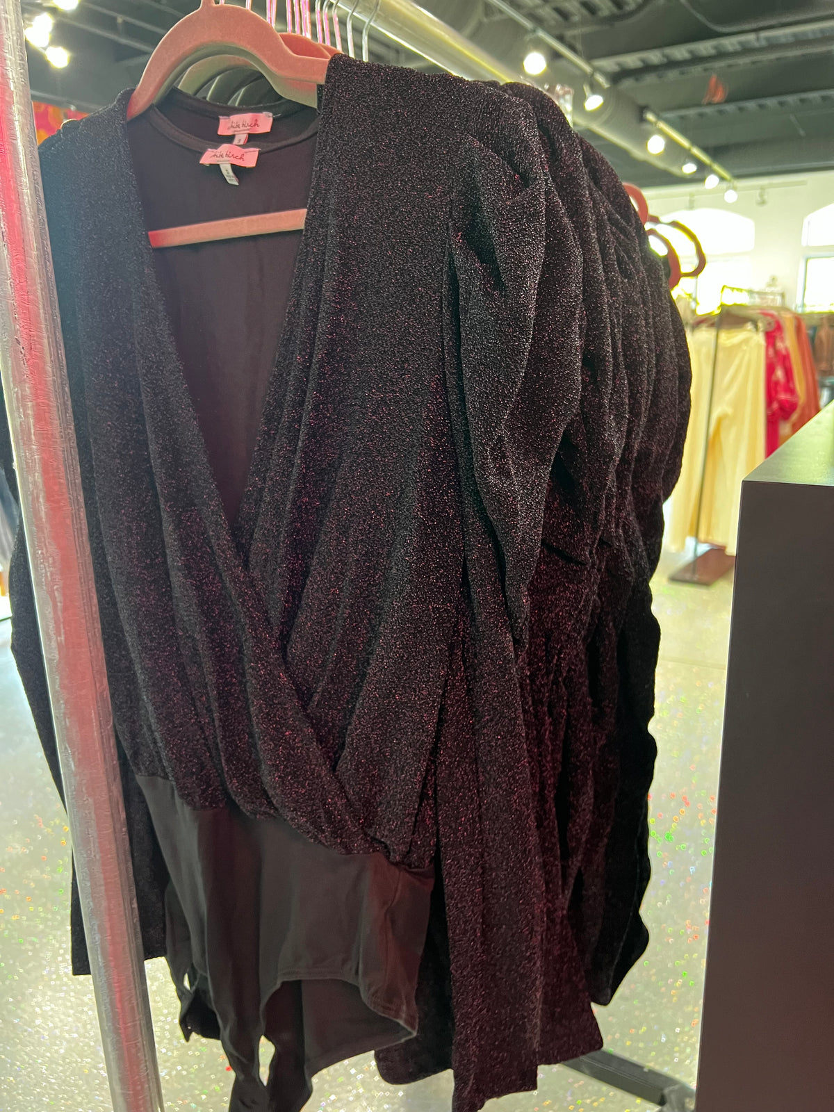 Foiled Yarn Bodysuit