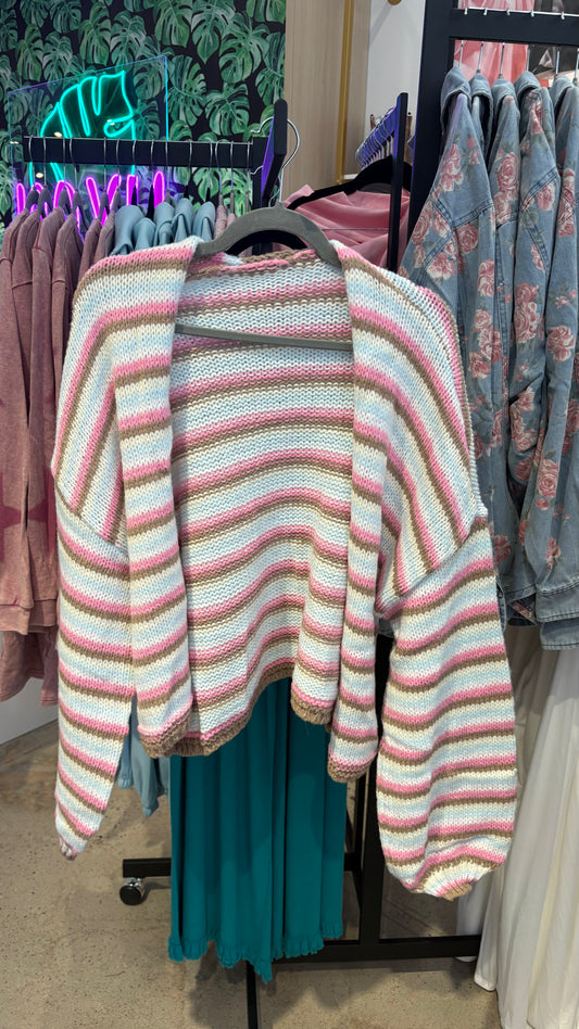 Pastel Striped Sweater