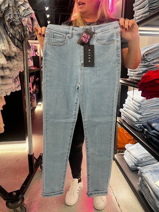 High Rise Clean Skinny