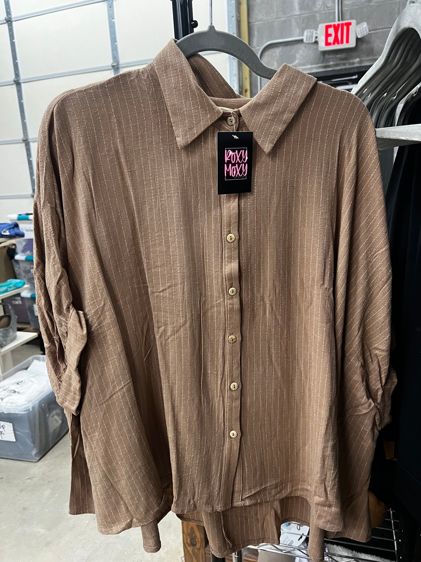Pinstripe Dolman