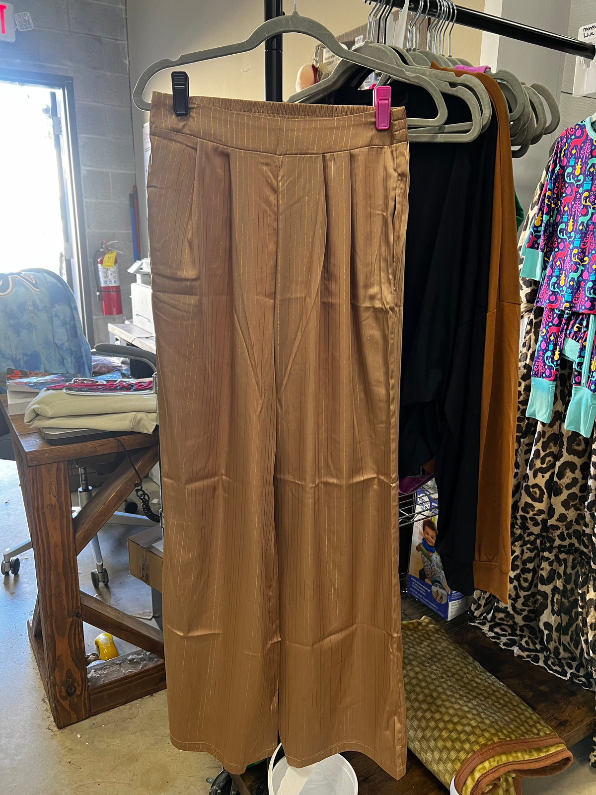 Satin Wide Leg Pants