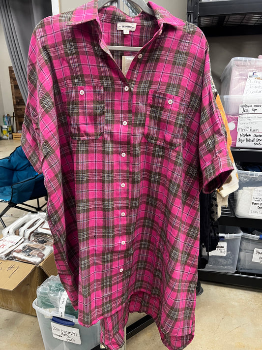 Perfect Plaid Shirt Dress