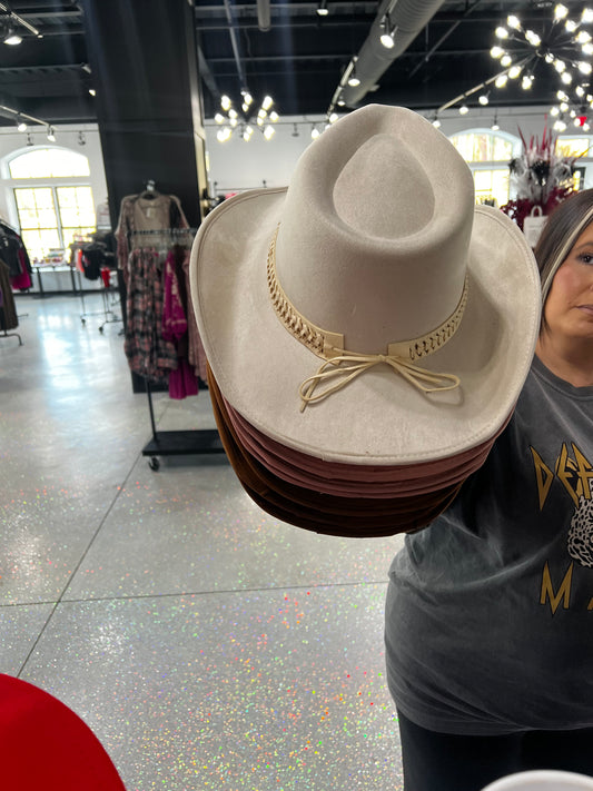 Suede Cowboy Hat