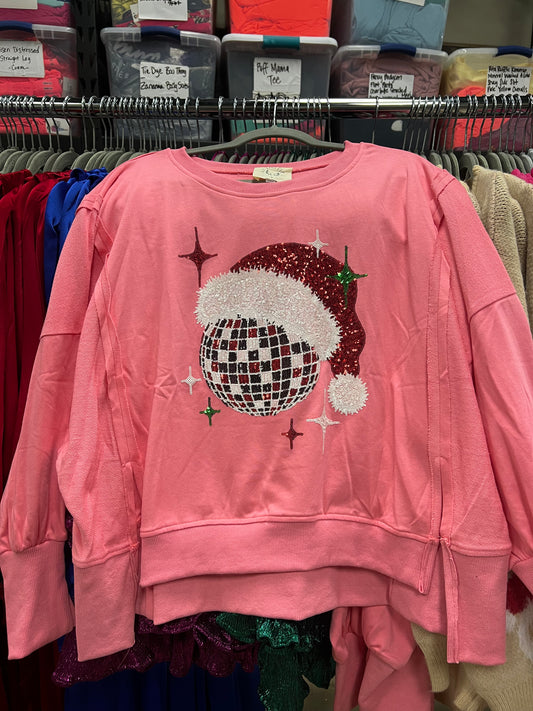 Santa Mirror Ball