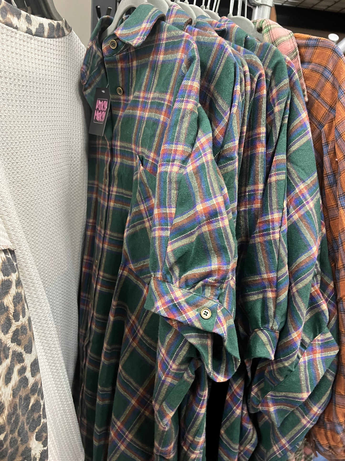 Flannel Shirt Dress