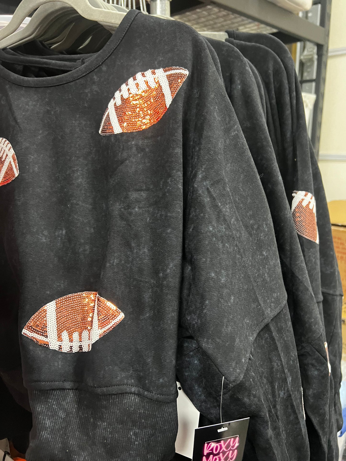 Sequin Football Openback