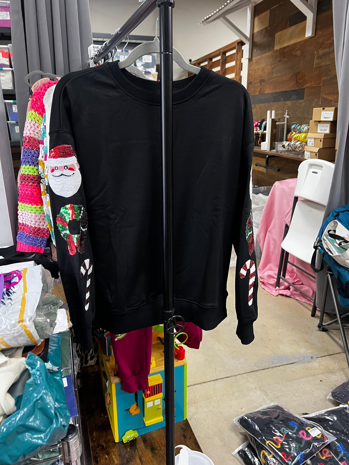 Santa Sleeve Sweater