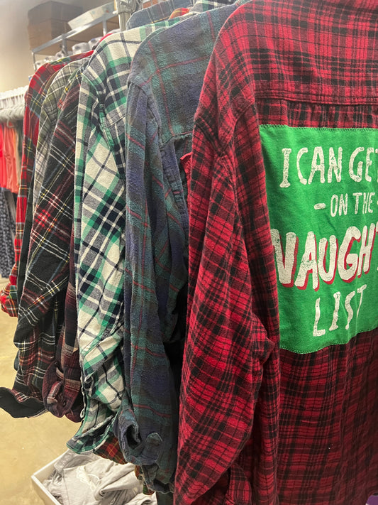 Vintage Recycled Flannels
