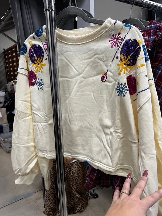 Sequin Ornament Crop