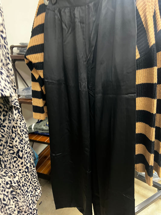 Satin Wide Leg Pants