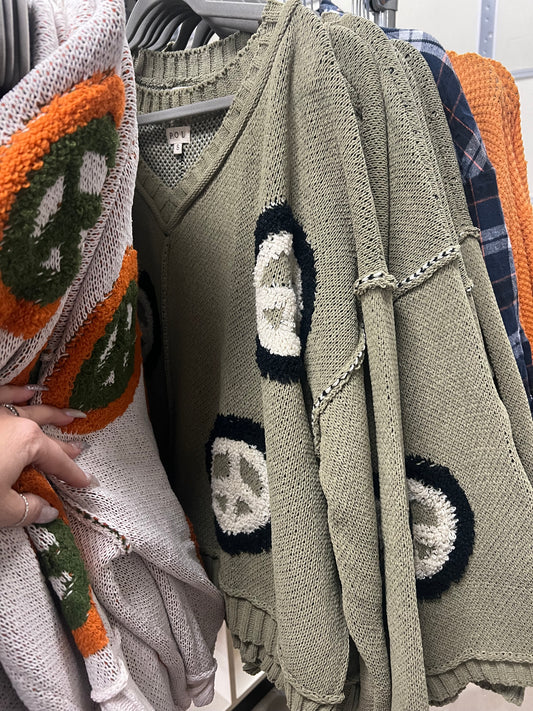 Peace Out Sweater