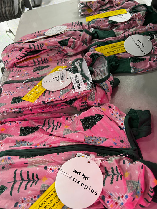 Little Sleepies: Pink Trees