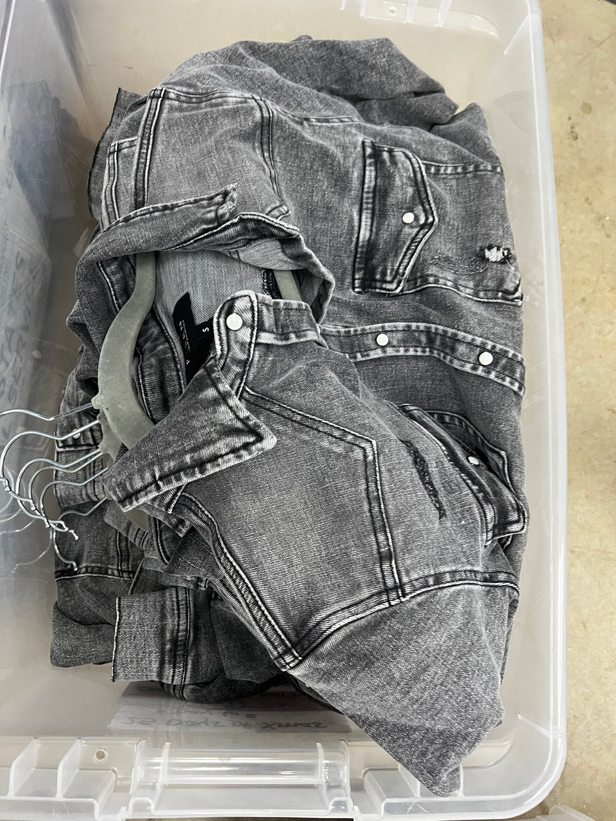 Vintage Grey Denim Shirt