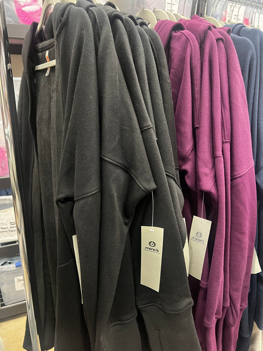 Open Front Long Line Hoodie