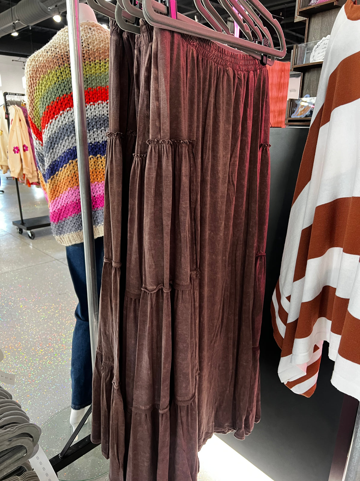 Mineral Washed Skirt