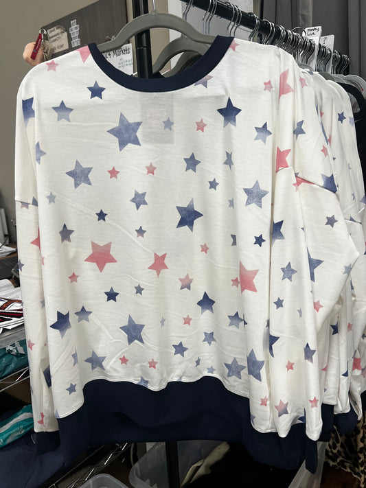 Light Weight Star Pullover