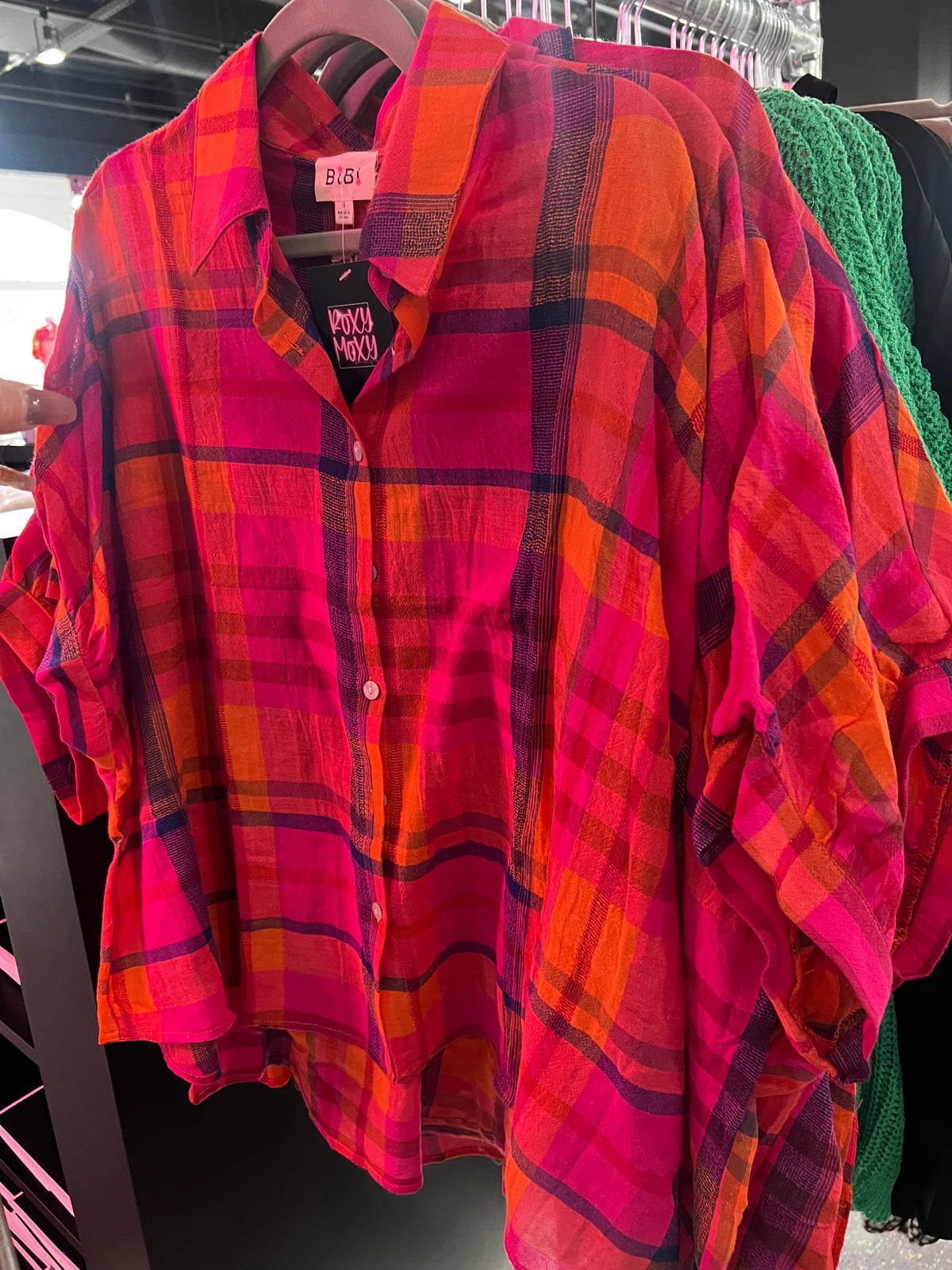 Vintage Plaid Blouse