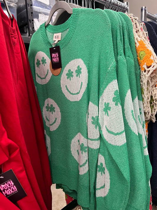 St. Patty Smile Sweater