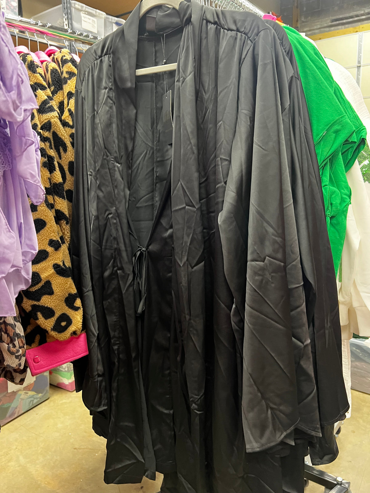 Rosalie Bell Sleeve Satin Robe