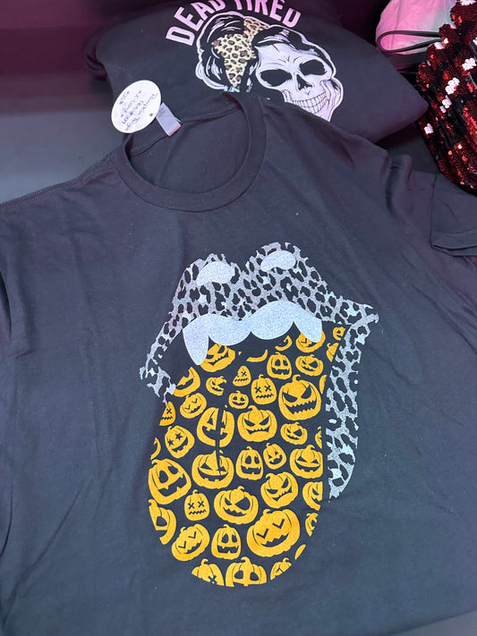 Pumpkin Tongue Tee