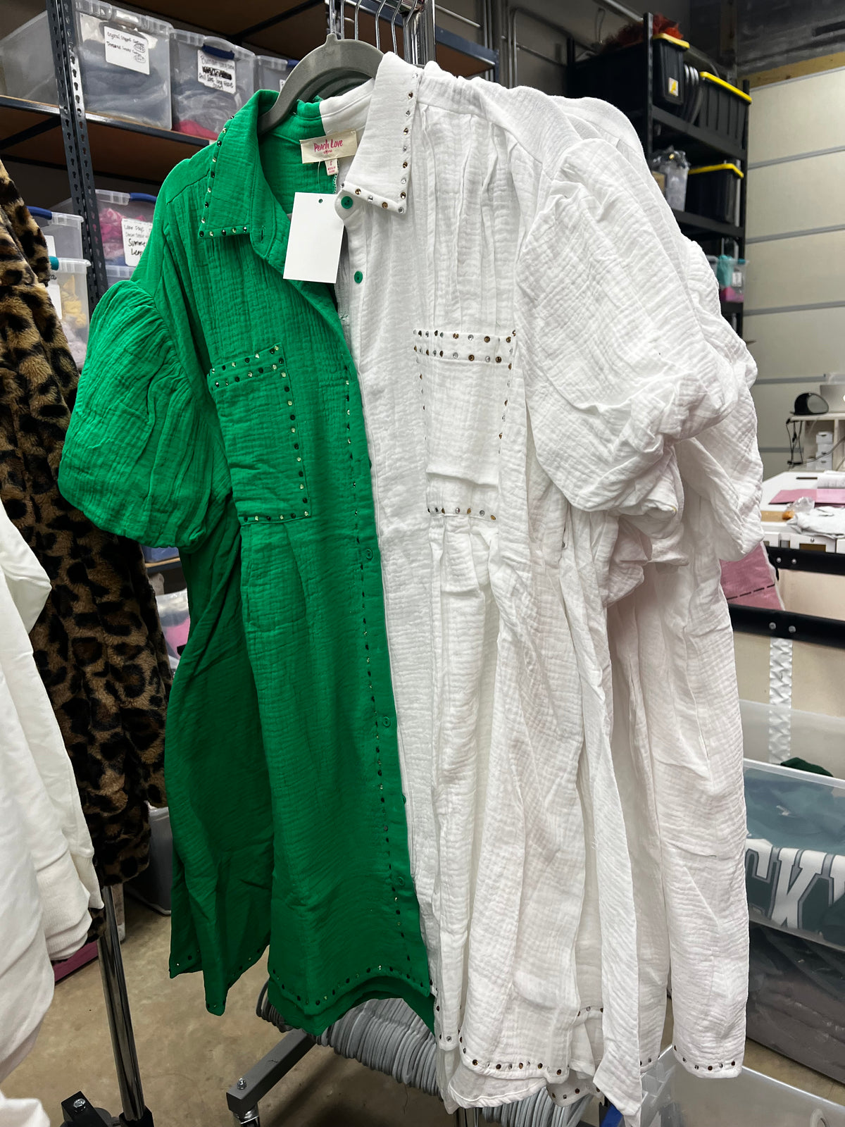 St. Paddys Rhinestone Dress