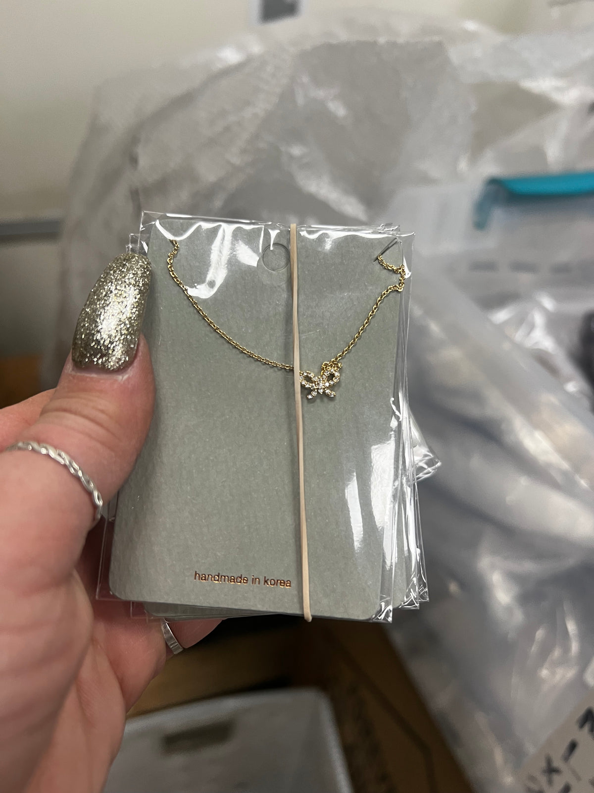 Bow Necklace