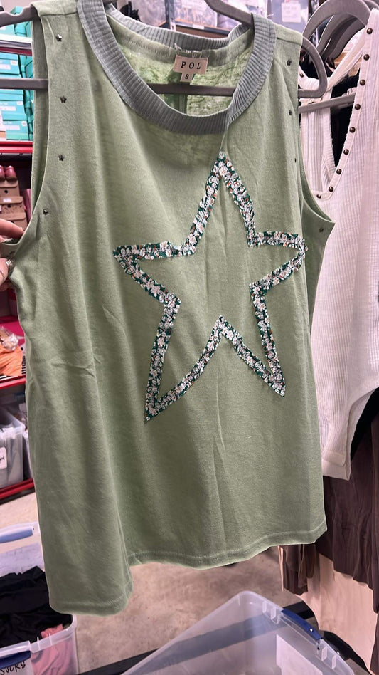 Matcha Star Tank