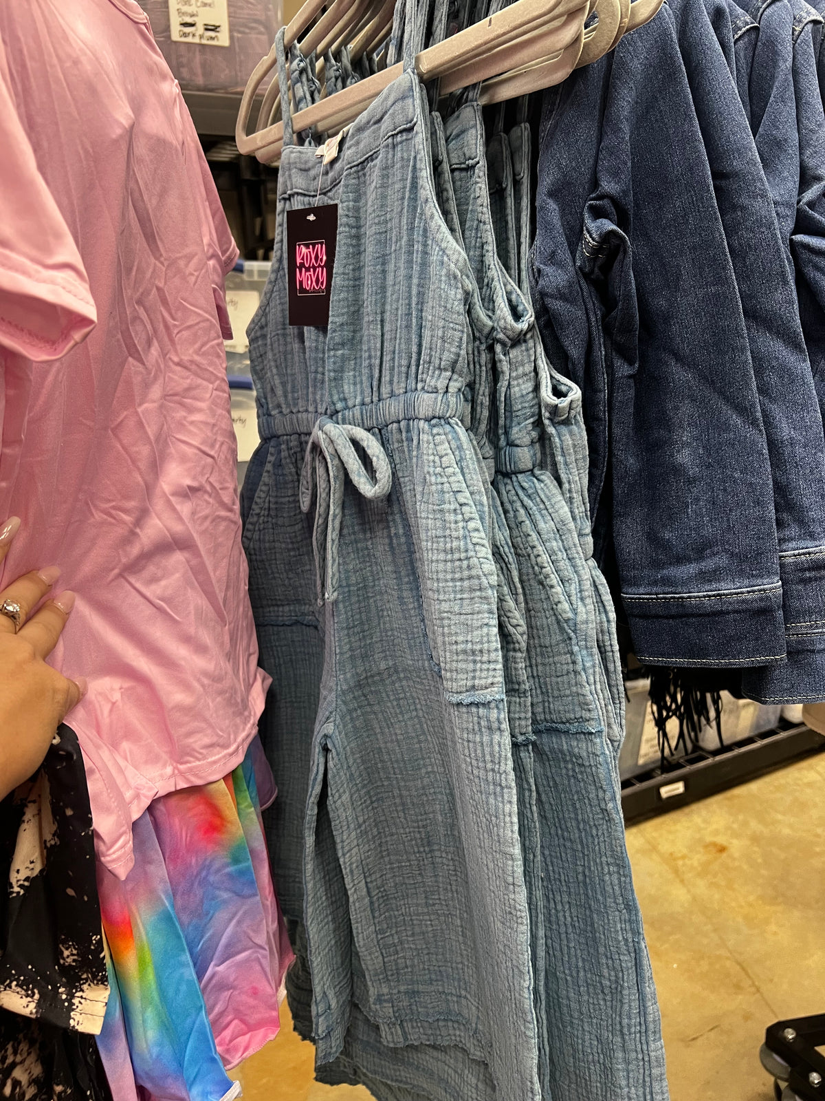 Acid Wash Kids Jumpsuit
