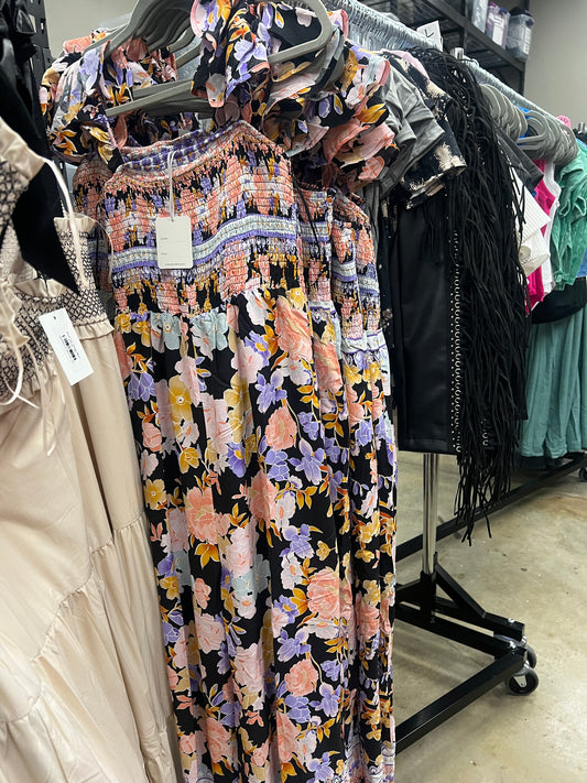 Floral Ruffle Sleeve Jumpsuit