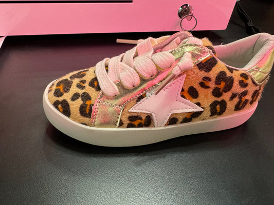 Leopard Star Kids Shoes