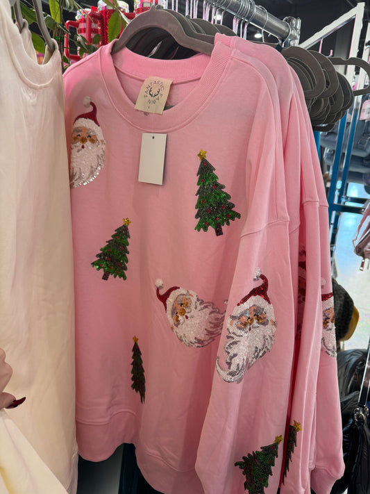 Santa & Tree Pullover