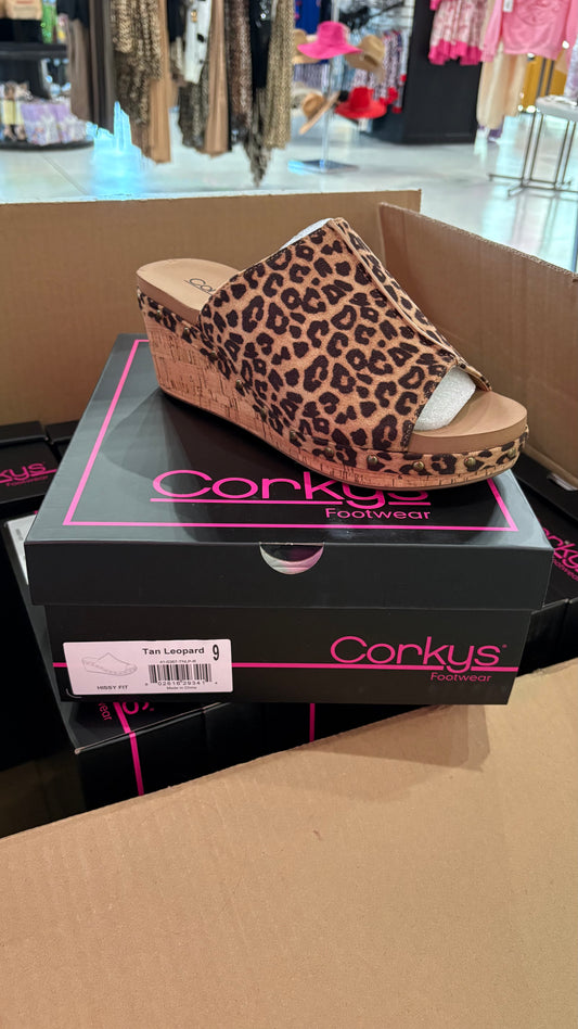 Hissy Fit Leopard Wedge