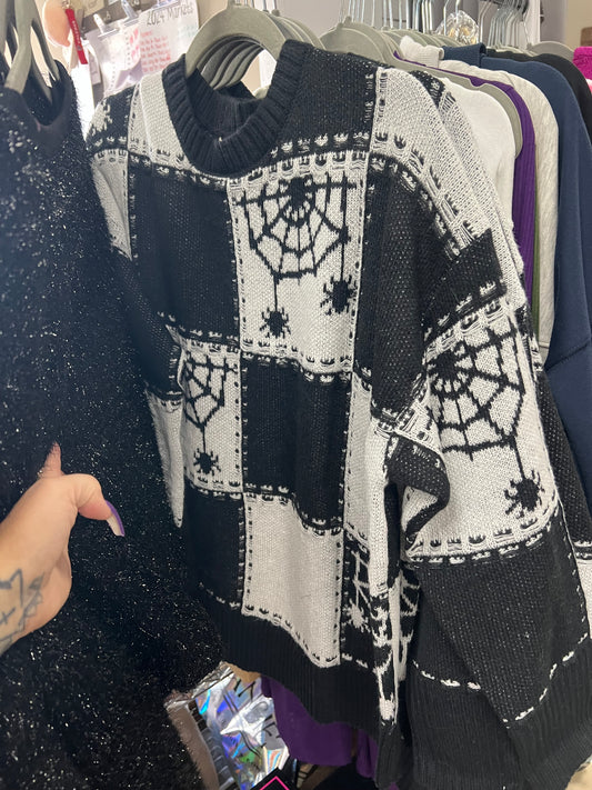 Spider Web Sweater