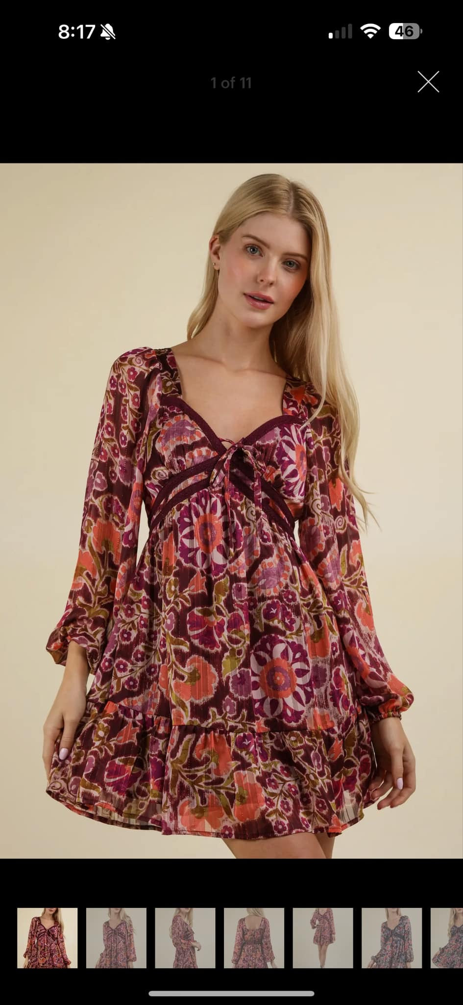 Holiday Mini Dress