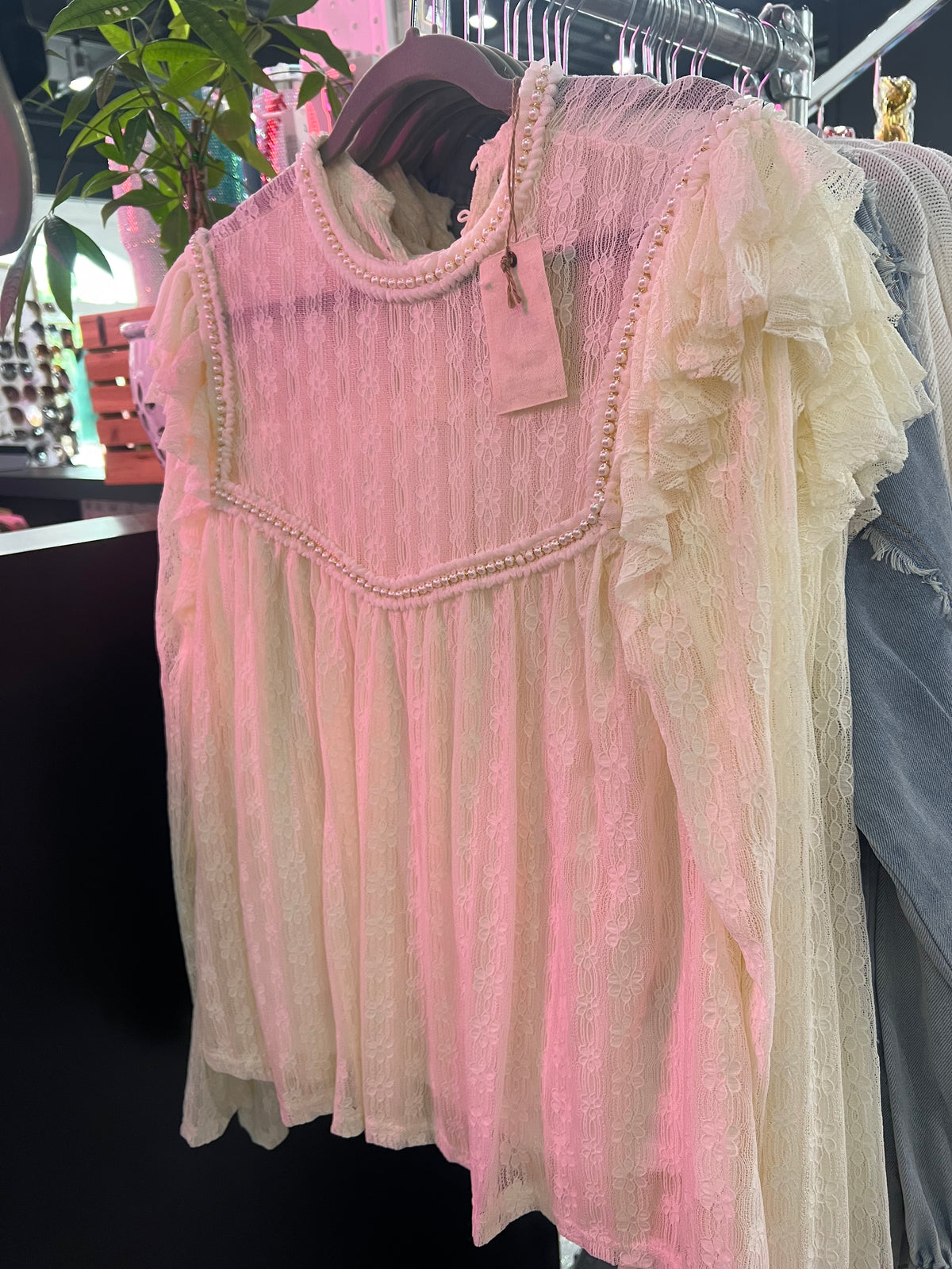 Lace Babydoll Tunic
