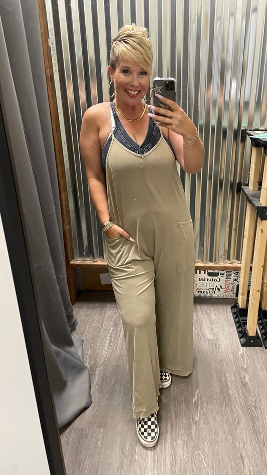 Easy Wide Leg Romper