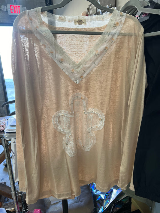 Lace Flower Top