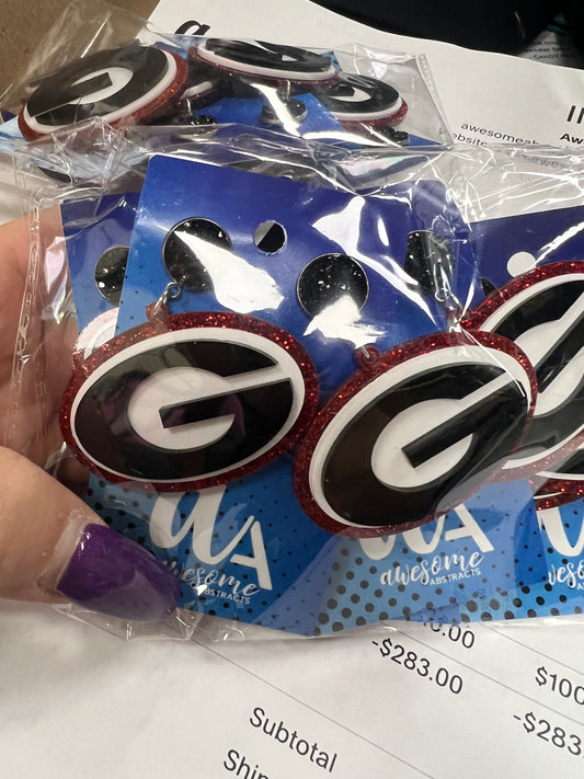 Statement Bulldog G Earrings