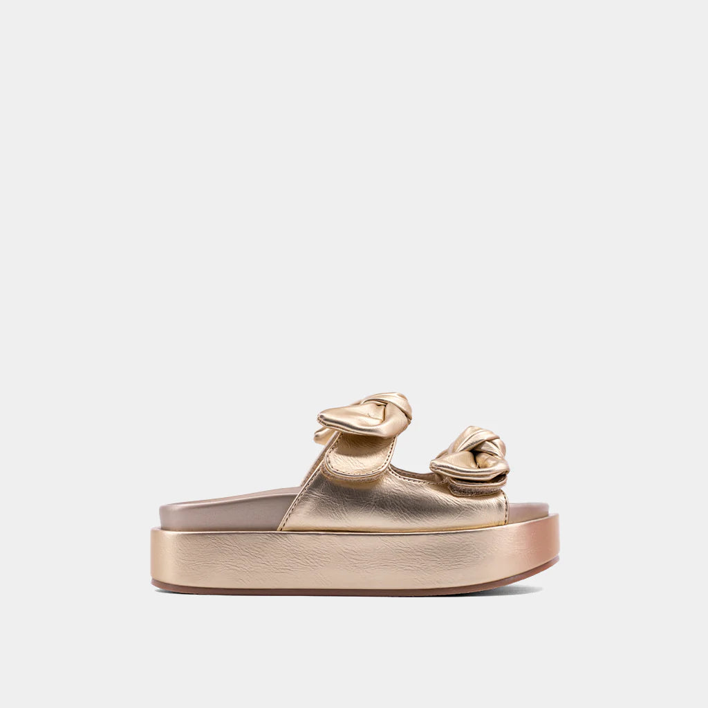 Kids: Gold Kiki Sandals