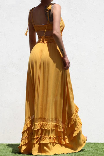 Layered Woven Maxi