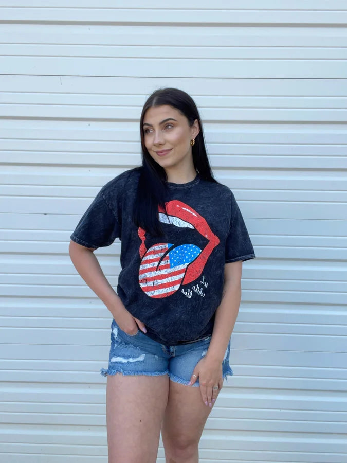 Patriotic Rock N Roll Tee