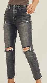 RISEN HIGH RISE RELAXED FIT SKINNY