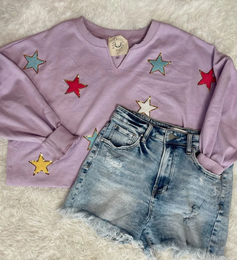 STAR PATCH PULLOVER