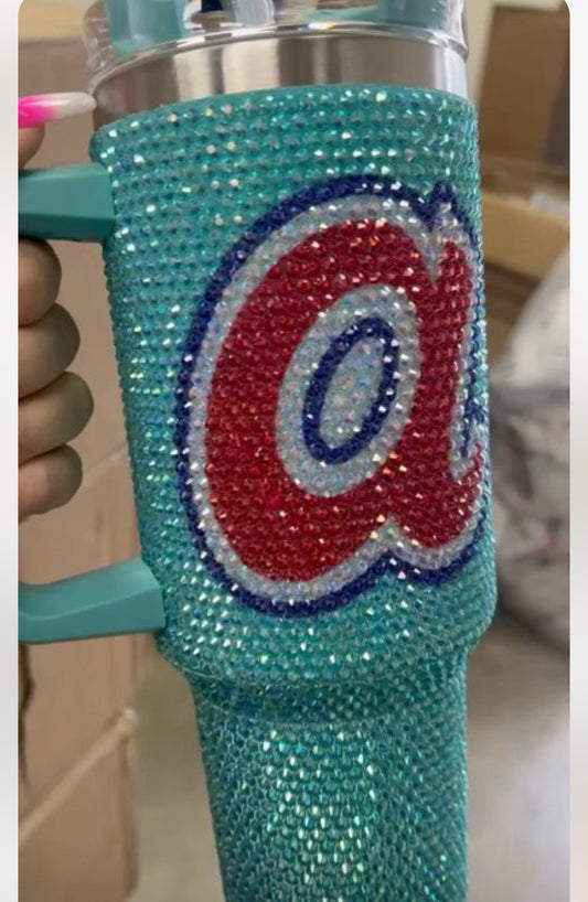 Light Blue Vintage A Tumbler