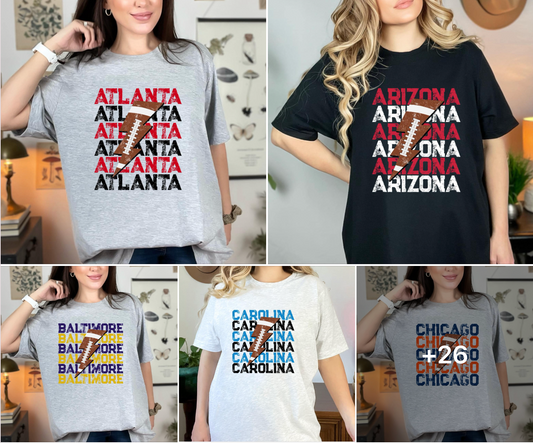 #00175 Lightning Bolt Teams Tees