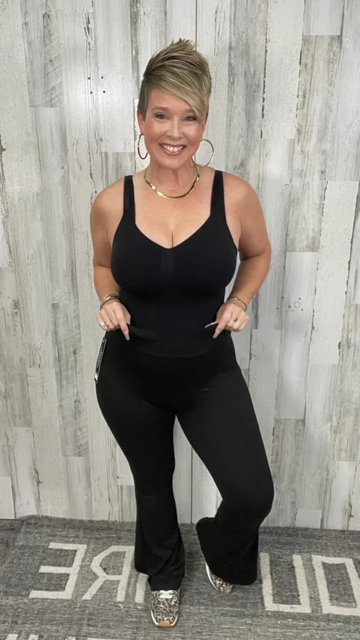 Black Flare Leggings