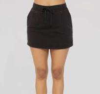 Cotton Blend Mini Skort